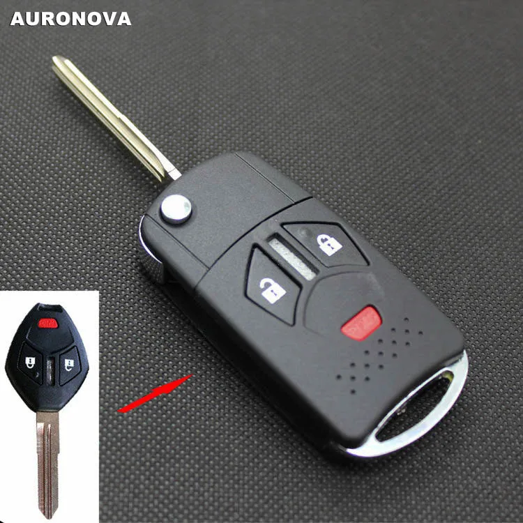 AURONOVA New Upgrade Flip Folding Key Shell for Mitsubishi Eclipse 2+1 Buttons Modified Remote Car Key Case
AURONOVA New Upgrade Flip Folding Key Shell for Mitsubishi Eclipse 2+1 Buttons Modified Remote Car Key Case