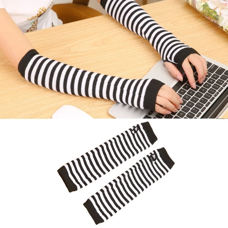 Droppshiping Lady Stretchy Soft Knitted Wrist Arm Warmer Long Sleeve Fingerless Gloves Striped dg88
Droppshiping Lady Stretchy Soft Knitted Wrist Arm Warmer Long Sleeve Fingerless Gloves Striped dg88