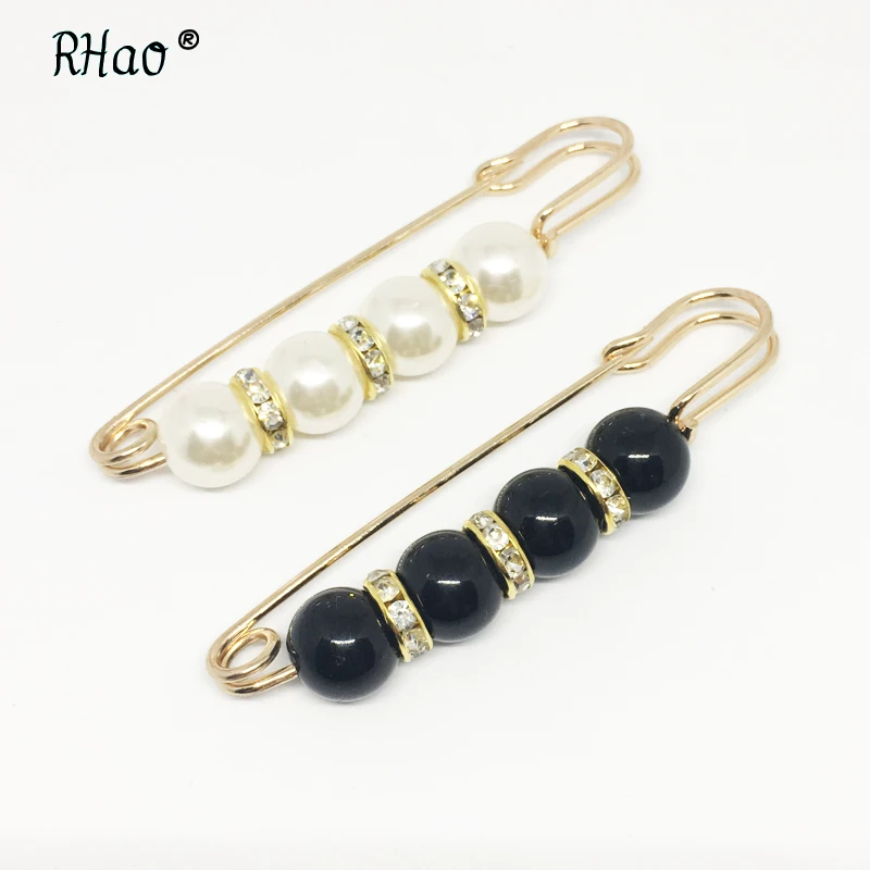 RHao New Arrival Women Large safety pins romantic pearl rhinestone brooches for clothes hats dress jewelry girls scarf clip pins
RHao New Arrival Women Large safety pins romantic pearl rhinestone brooches for clothes hats dress jewelry girls scarf clip pins