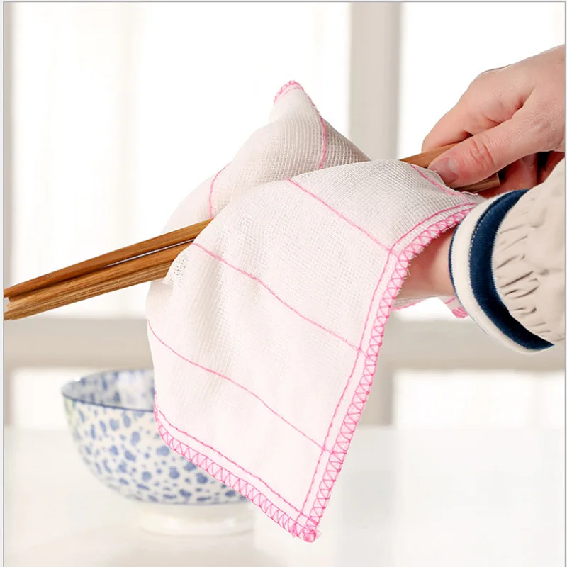 Eco-friendly Multipurpose quick dry Washing Towel Magic Gauze Towel kitchen Cleaning Small Square Dish Cloth Wiping Rag
Eco-friendly Multipurpose quick dry Washing Towel Magic Gauze Towel kitchen Cleaning Small Square Dish Cloth Wiping Rag