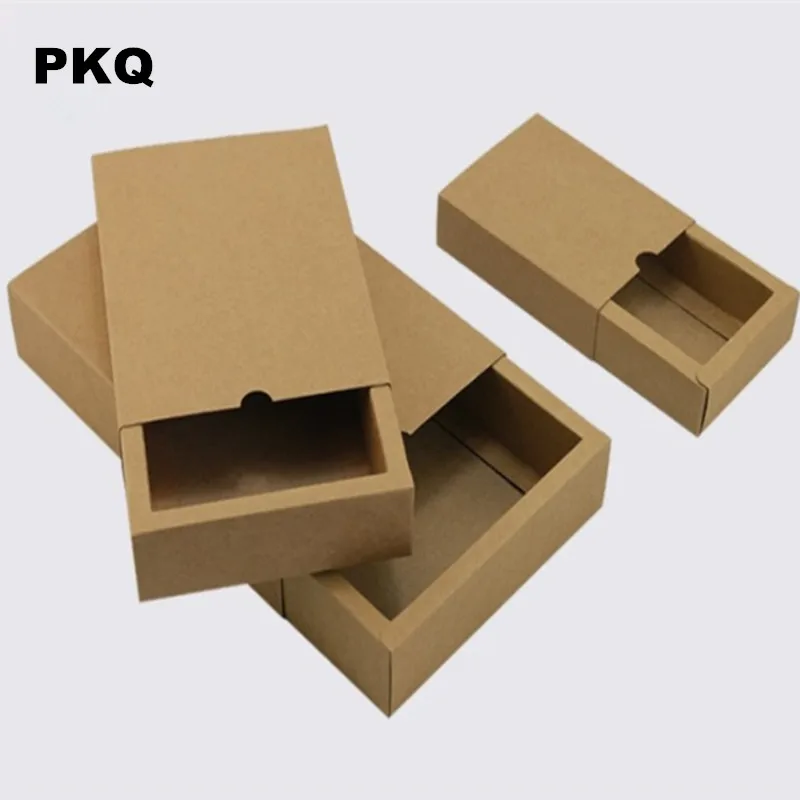 10pcs/lot Free Shipping Kraft Paper Box Drawer Gift Packaging box brown Craft Cardboard Boxes for Candy Soap
10pcs/lot Free Shipping Kraft Paper Box Drawer Gift Packaging box brown Craft Cardboard Boxes for Candy Soap