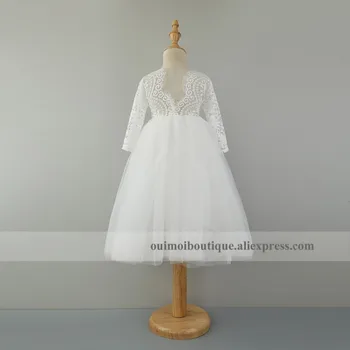 Floor LengthBaby Girls Lace Sleeves Long Dress Princess Girl V Back Maxi Dresses Girl Tulle Costumes Wedding Birthday Ball Gowns
Floor LengthBaby Girls Lace Sleeves Long Dress Princess Girl V Back Maxi Dresses Girl Tulle Costumes Wedding Birthday Ball Gowns