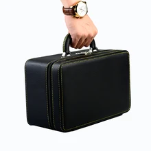 FANXI Luxury Black Leather Jewelry Storage Carring Case Portable Handmade Travel Jewelry Case Box 3 Layers Jewelry Organizer Box
FANXI Luxury Black Leather Jewelry Storage Carring Case Portable Handmade Travel Jewelry Case Box 3 Layers Jewelry Organizer Box