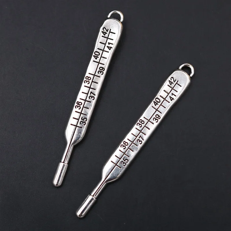 4pcs Silver Plated 3D Mercury Thermometer Charm Hip Hop Necklace Bracelet DIY Metal Jewelry Alloy Pendants A1016
4pcs Silver Plated 3D Mercury Thermometer Charm Hip Hop Necklace Bracelet DIY Metal Jewelry Alloy Pendants A1016