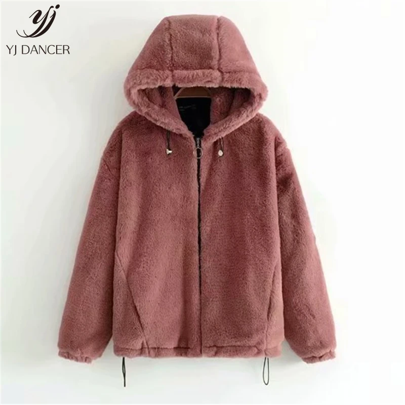 Soft Comfortable Short Faux Fur Coat Female 2019 Autumn Winter Fashion New Warm Hooded Long-Sleeved Fur Jacket Tide H00846
Soft Comfortable Short Faux Fur Coat Female 2019 Autumn Winter Fashion New Warm Hooded Long-Sleeved Fur Jacket Tide H00846