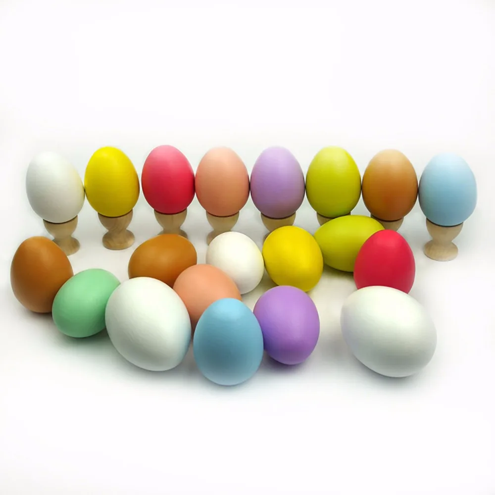 10pcs Wooden Easter Eggs Natural Wood Kids Pretend Play Kitchen Food Cooking Toys Party Child Toys Decors
10pcs Wooden Easter Eggs Natural Wood Kids Pretend Play Kitchen Food Cooking Toys Party Child Toys Decors