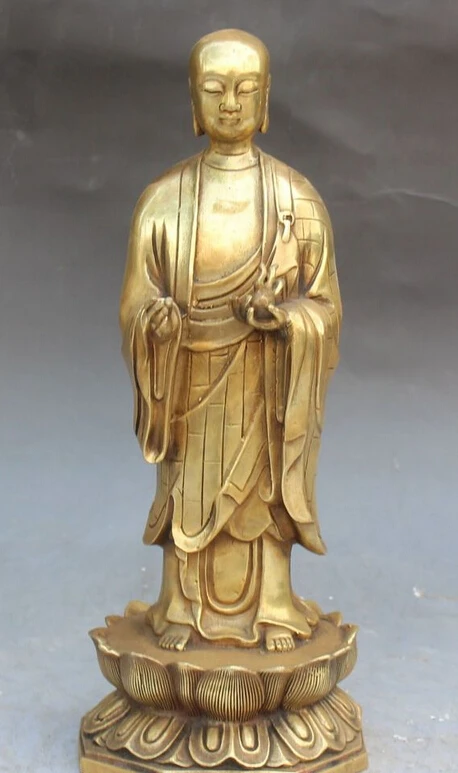 006310 14" Buddhism Bronze Tang Seng San Zang Ksitigarbha Boddhisattva Buddha Statue
006310 14" Buddhism Bronze Tang Seng San Zang Ksitigarbha Boddhisattva Buddha Statue