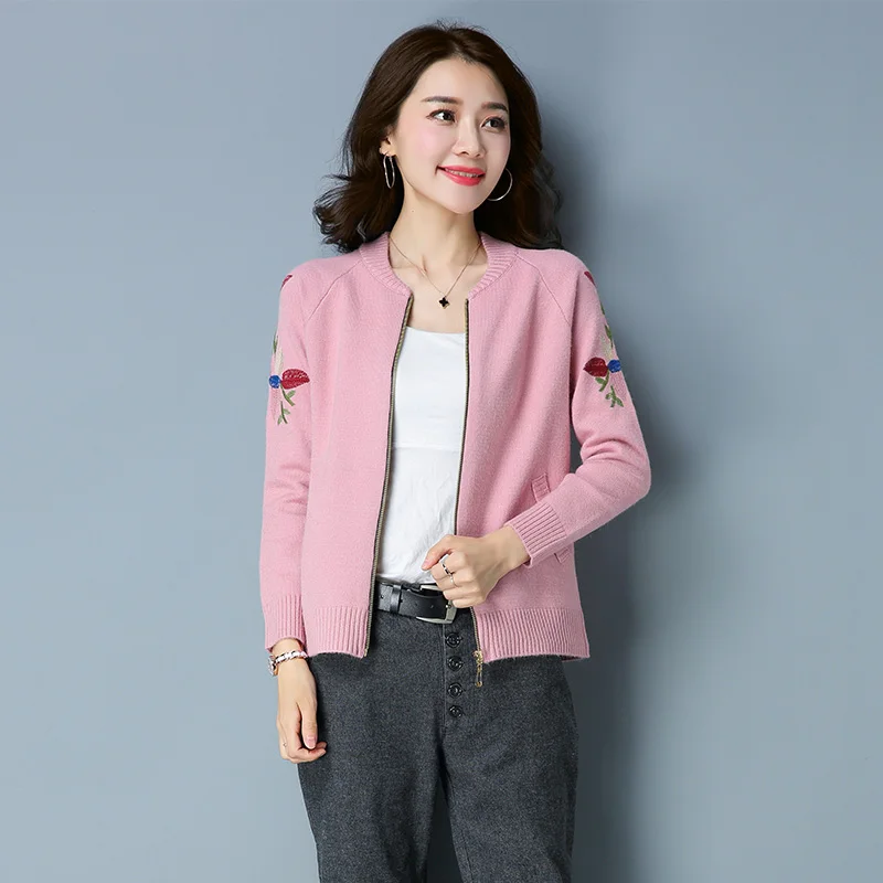 2019 Knitted Cardigan Women Sweater Autumn Long Sleeve Cardigans Knitting Sweaters embroidery floral sweater
2019 Knitted Cardigan Women Sweater Autumn Long Sleeve Cardigans Knitting Sweaters embroidery floral sweater