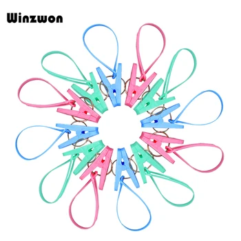 12Pcs/lot Plastic Clothes Pegs Laundry Clothes Hanger Clips Windproof Bra Underwear Socks Drying Rack Clothespin For Home Use
12Pcs/lot Plastic Clothes Pegs Laundry Clothes Hanger Clips Windproof Bra Underwear Socks Drying Rack Clothespin For Home Use