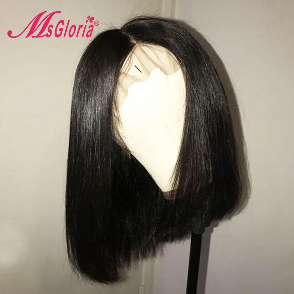 150% Density Short Bob Straight 13*4 Lace Front Human Hair Wigs For Black Women Brazilian Non-Remy Jet Black Human Hair Wigs
150% Density Short Bob Straight 13*4 Lace Front Human Hair Wigs For Black Women Brazilian Non-Remy Jet Black Human Hair Wigs