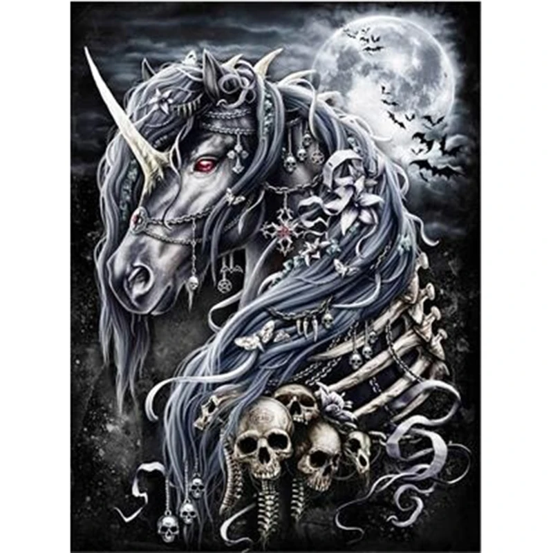 diy diamond painting night skull unicorn mosaic 5d cross stitch full Round diamond embroidery kits home decor
diy diamond painting night skull unicorn mosaic 5d cross stitch full Round diamond embroidery kits home decor