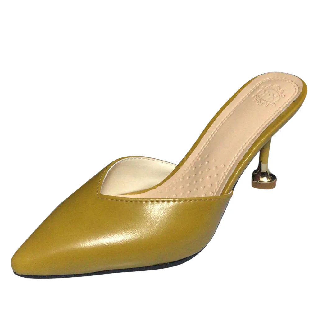 SAGACE Summer Women Slippers Wild Beach Shoes Slip-On Concise Casual Pointed Toe Slip-On Outdoor Leisure Thin Heels Slippers
SAGACE Summer Women Slippers Wild Beach Shoes Slip-On Concise Casual Pointed Toe Slip-On Outdoor Leisure Thin Heels Slippers