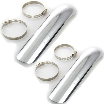 2x Motorcycle Alloy Exhaust Pipe Heat Shield Cover Heel Guard Curve Exhaust Muffler For Harley Suzuki # 6578*2
2x Motorcycle Alloy Exhaust Pipe Heat Shield Cover Heel Guard Curve Exhaust Muffler For Harley Suzuki # 6578*2