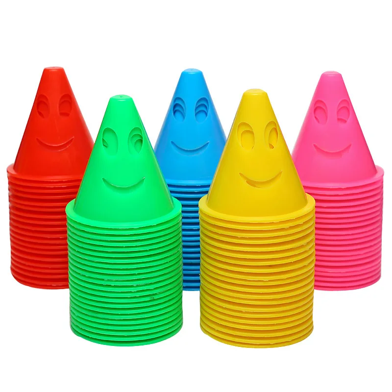 10Pcs/Set Skate Marker Training Road Cones Roller Football Soccer Rugby Training Soft Tower Skating Obstacle Roller Skate Pile
10Pcs/Set Skate Marker Training Road Cones Roller Football Soccer Rugby Training Soft Tower Skating Obstacle Roller Skate Pile