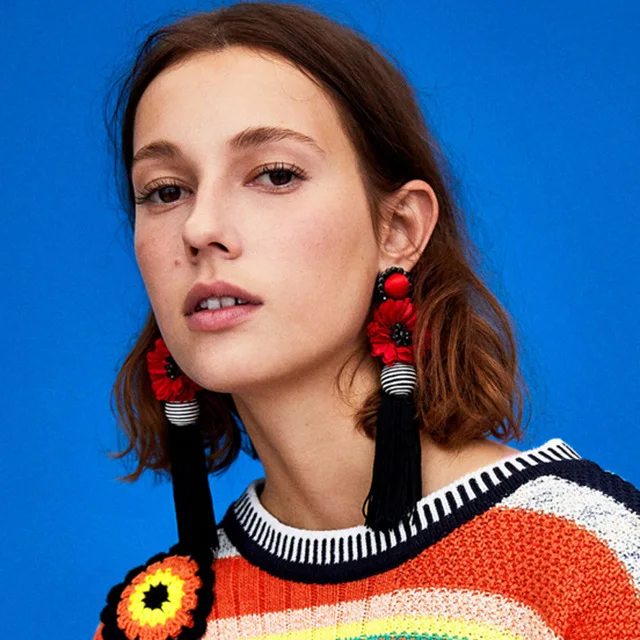 Flatfoosie 2018 New Za Fashion Ethnic Fringed Long Tassel Earrings Bohemian Flower Statement Drop Earrings For Women Accessories
Flatfoosie 2018 New Za Fashion Ethnic Fringed Long Tassel Earrings Bohemian Flower Statement Drop Earrings For Women Accessories