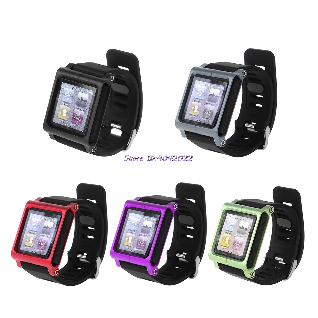 Smart Aluminum Metal Watch Band Wrist Kit Cover Case For Apple for iPod Nano 6 6th
Smart Aluminum Metal Watch Band Wrist Kit Cover Case For Apple for iPod Nano 6 6th
