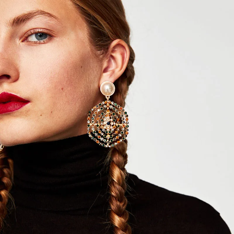 Vedawas Fashion Crystal Beads Statement Earrings for Women Trend Simulated Pearl Stud Earrings Wedding Jewelry xg448
Vedawas Fashion Crystal Beads Statement Earrings for Women Trend Simulated Pearl Stud Earrings Wedding Jewelry xg448
