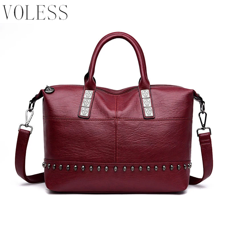 VOLESS Brand Luxury Large Capacity PU Leather Women Bag High Quality Crossbody Bags For Women Fashion Thread Rivet Handbag New
VOLESS Brand Luxury Large Capacity PU Leather Women Bag High Quality Crossbody Bags For Women Fashion Thread Rivet Handbag New