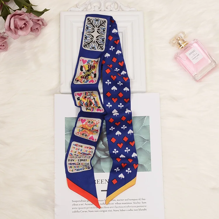 Playing Cards Print Lady Riband Bags Scarf Small Ribbon Hair Band Girl Gift Bandeaus Choker Drop Shipping BD157
Playing Cards Print Lady Riband Bags Scarf Small Ribbon Hair Band Girl Gift Bandeaus Choker Drop Shipping BD157