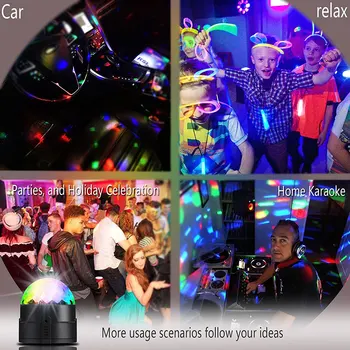 RGB LED Crystal Magic Rotating Ball Stage Light 3m USB 5V Colorful ktv DJ Disco Light Party Effect Lights
RGB LED Crystal Magic Rotating Ball Stage Light 3m USB 5V Colorful ktv DJ Disco Light Party Effect Lights