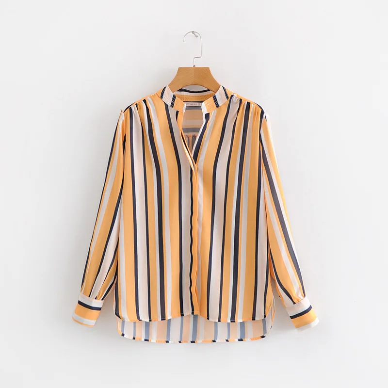 Womens Tops and Blouses 2019 Femme Spring Striped Shirt Elegant Office Lady Loose Casual Long Sleeve Button Shirt Tops Clothes
Womens Tops and Blouses 2019 Femme Spring Striped Shirt Elegant Office Lady Loose Casual Long Sleeve Button Shirt Tops Clothes