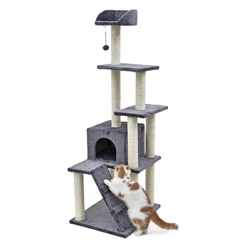 Fast Shipping Cat Climbing Frame With Ladder Cat Sisal Scratching Post Tree Kitten Furniture House Cat Jumping Platform Toy
Fast Shipping Cat Climbing Frame With Ladder Cat Sisal Scratching Post Tree Kitten Furniture House Cat Jumping Platform Toy