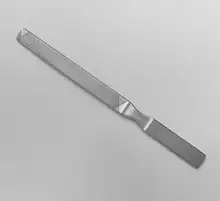 2019 Мода Стиль Полезная из нержавеющей стали металла искусства двусторонний палец маникюрная пилочка для ногтей Инструмент Педикюр Красота...(China)