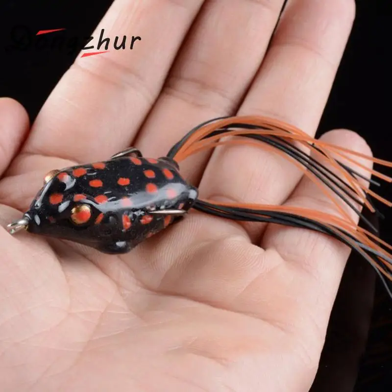Dongzhur 5pcs Frog Lure Fishing Lures Treble Hooks Top water Ray Frog Artificial Minnow Crank Strong Artificial Soft Bait
Dongzhur 5pcs Frog Lure Fishing Lures Treble Hooks Top water Ray Frog Artificial Minnow Crank Strong Artificial Soft Bait