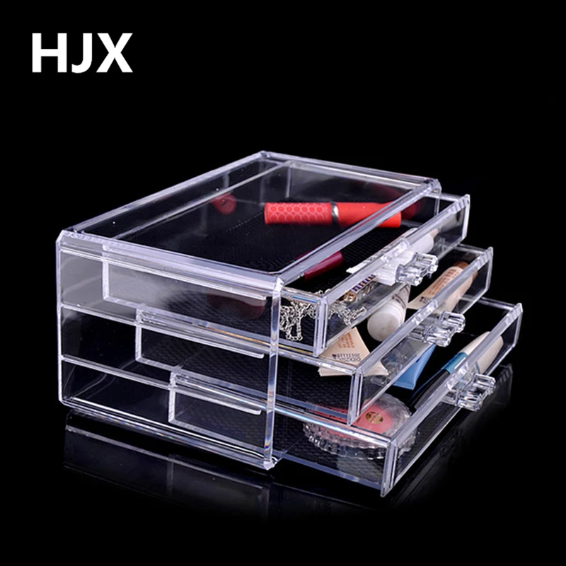 3 layer Drawer type Acrylic makeup storage Display box Cosmetics Storage organizers Jewelry Accessory case casket
3 layer Drawer type Acrylic makeup storage Display box Cosmetics Storage organizers Jewelry Accessory case casket