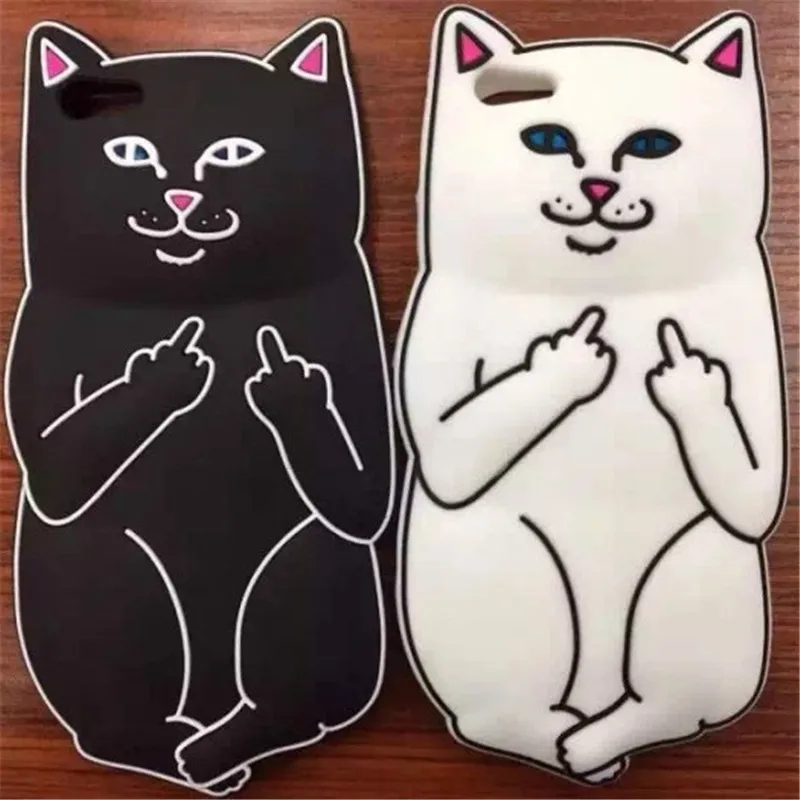 3D Cute Ripndipp Silicon Cartoon Pocket Cat Case for IPhone6 6S/6s Plus/5 5s SE Soft Animal Middle Finger Cat Lovely Back Cover
3D Cute Ripndipp Silicon Cartoon Pocket Cat Case for IPhone6 6S/6s Plus/5 5s SE Soft Animal Middle Finger Cat Lovely Back Cover