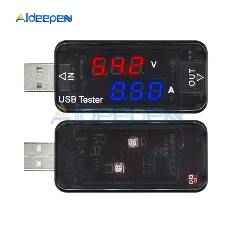 USB Current Voltage Charging Detector Mobile Power Current and Voltmeter Ammeter Voltage USB Charger Tester Double Row Shows
USB Current Voltage Charging Detector Mobile Power Current and Voltmeter Ammeter Voltage USB Charger Tester Double Row Shows