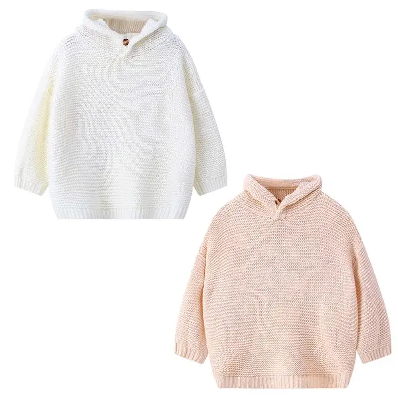 White Beige Sweatshirts Winter Children Girls Rabbit Ears Hooded Long Sleeve Solid Color Knitted Sweater Outerwear
White Beige Sweatshirts Winter Children Girls Rabbit Ears Hooded Long Sleeve Solid Color Knitted Sweater Outerwear