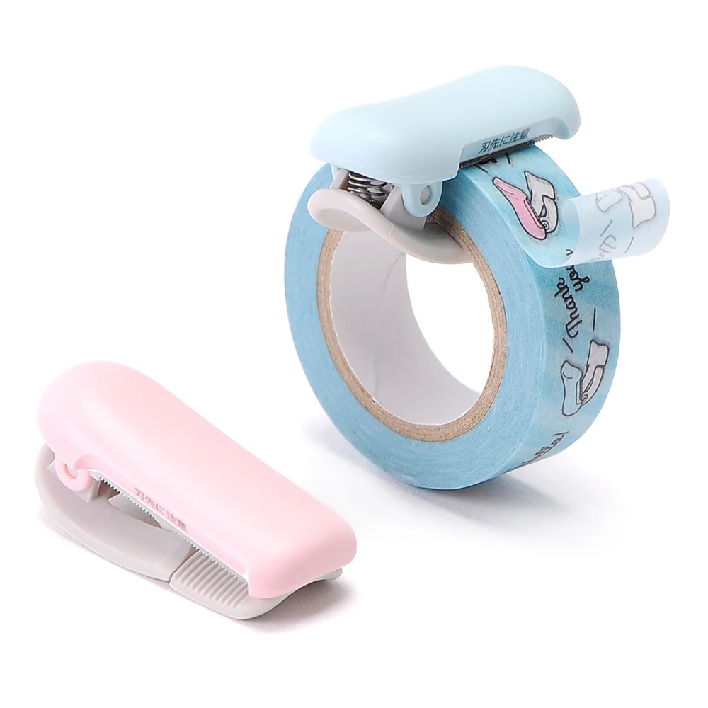MIRUI Macaron Mini Cute Washi Tape Dispenser Kawaii Portable Wasking Tape Cutter Japanese Stationery School Office Stationery
MIRUI Macaron Mini Cute Washi Tape Dispenser Kawaii Portable Wasking Tape Cutter Japanese Stationery School Office Stationery