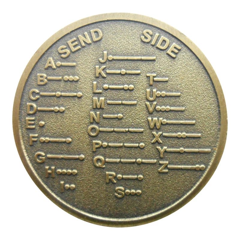 Practical Boutique Cw Morse Code Decoder Chart Medal Commemorative Metal Coin Gift Bronze
Practical Boutique Cw Morse Code Decoder Chart Medal Commemorative Metal Coin Gift Bronze