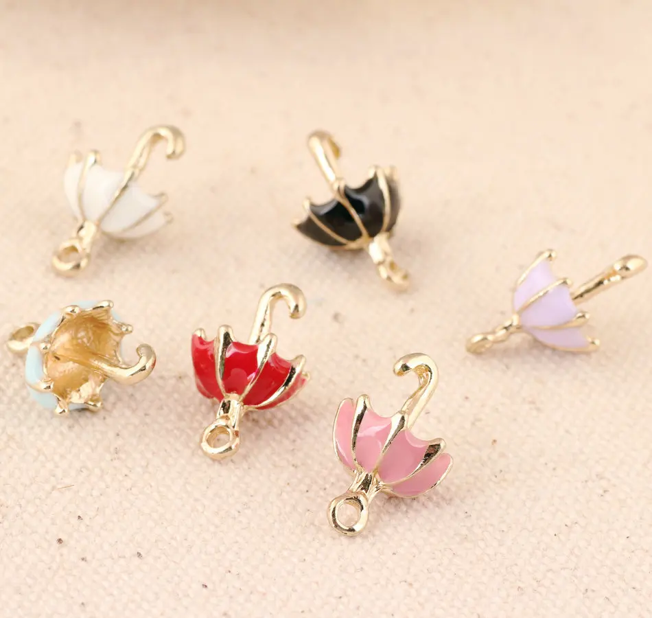 10pcs 18*11MM Diy alloy enamel color 3D umbrella charms metal gold trinket bijoux pendants for bracelet earring jewelry making
10pcs 18*11MM Diy alloy enamel color 3D umbrella charms metal gold trinket bijoux pendants for bracelet earring jewelry making
