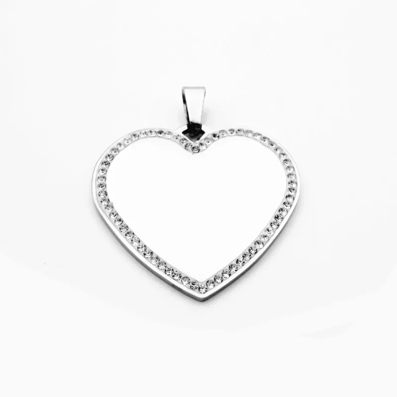 Love Heart with rhinestone Necklace Pendant Fashion Stainless Steel Heart Jewelry
Love Heart with rhinestone Necklace Pendant Fashion Stainless Steel Heart Jewelry