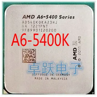 AMD A-Series A6-5400 A6 5400 A6-5400K A6 5400K 3.6Ghz 65W Dual-Core CPU Processor Socket FM2 free shipping
AMD A-Series A6-5400 A6 5400 A6-5400K A6 5400K 3.6Ghz 65W Dual-Core CPU Processor Socket FM2 free shipping