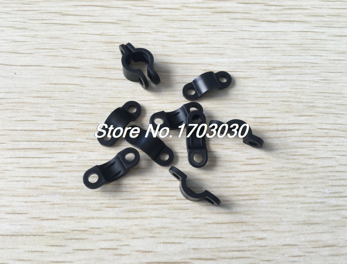 4.5mm Dia Plastic Cable Clamp Wire Hose Fixing Clip Harness 300Pcs | Обустройство дома