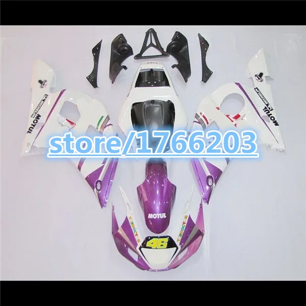 Комплект обтекателей для Φ 98-02 фиолетовый белый YZF R6 98 99 00 01 02 YZF 600 R6 1998 - 2002 комплекты обтекателей Ning
Комплект обтекателей для Φ 98-02 фиолетовый белый YZF R6 98 99 00 01 02 YZF 600 R6 1998 - 2002 комплекты обтекателей Ning
