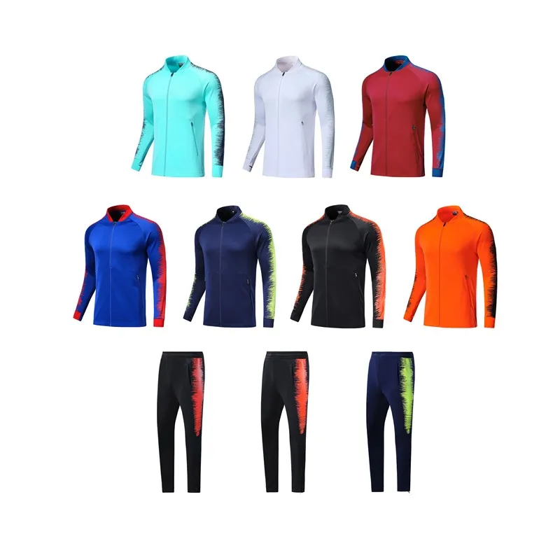HOWE AO coat Adult Men Soccer Jerseys Set Jogging clothing jacket pants sports suit wear Running football Training Tracksuit HOWE AO coat Adult Men Soccer Jerseys Set Jogging clothing jacket pants sports suit wear Running football Training Tracksuit