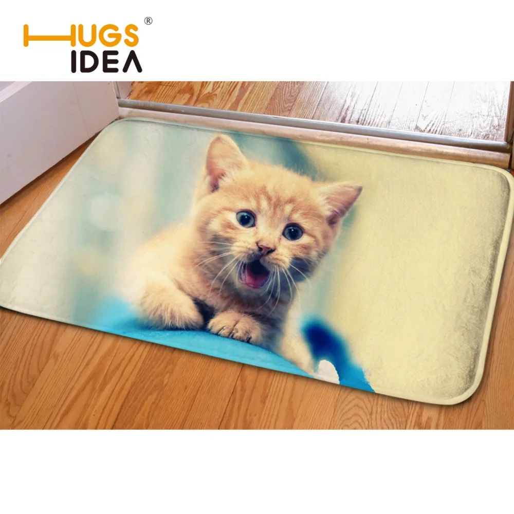 HUGSIDEA Cute Home Decor Lovely Animal Cat Carpets Non-slip Kitchen Rugs for Home Living Room Funny Entrance Floor Mats 40X60
HUGSIDEA Cute Home Decor Lovely Animal Cat Carpets Non-slip Kitchen Rugs for Home Living Room Funny Entrance Floor Mats 40X60