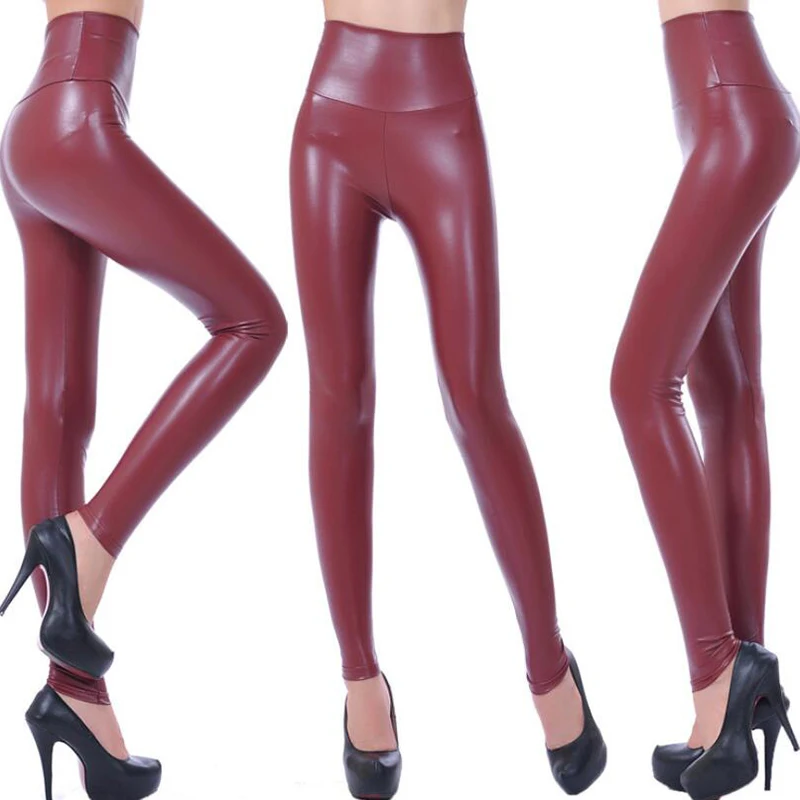 NDUCJSI PU Leather Leggins High Waist Trousers Sexy Women Black Red Push Up Leggings Mujer Stretchy Pants
NDUCJSI PU Leather Leggins High Waist Trousers Sexy Women Black Red Push Up Leggings Mujer Stretchy Pants