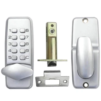Mechanical Code Lock Password Entry Door Locks Keyless Security Zinc Alloy Waterproof with Digital Keypad for School Dormitory
Mechanical Code Lock Password Entry Door Locks Keyless Security Zinc Alloy Waterproof with Digital Keypad for School Dormitory