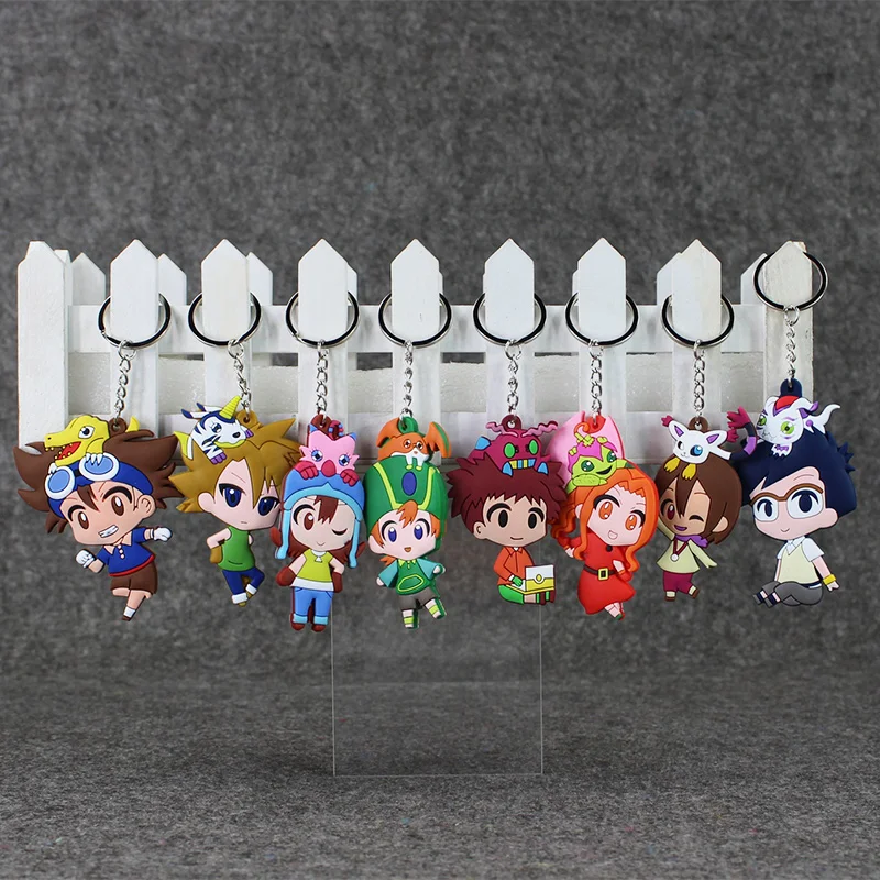 7-8cm 8pcs/lot Cartoon Anime Digimon Adventure PVC Keychain Kids Toys Key Chain Animal Pendant Toy for children's gift
7-8cm 8pcs/lot Cartoon Anime Digimon Adventure PVC Keychain Kids Toys Key Chain Animal Pendant Toy for children's gift