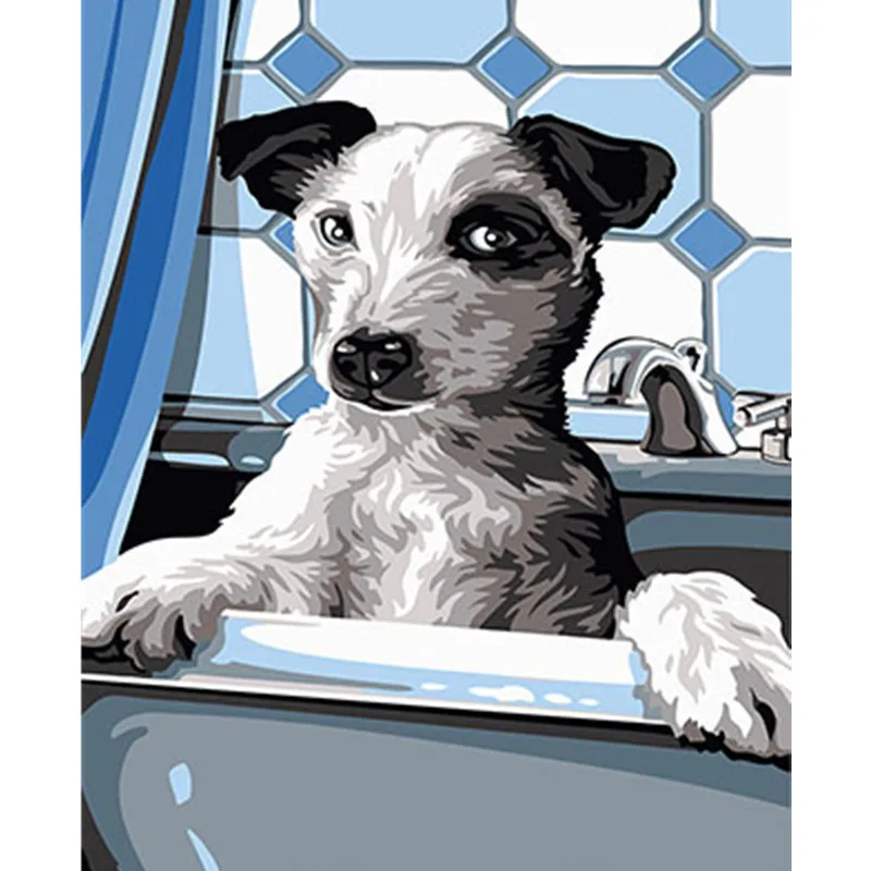Lovely Animals Dog Framed Pictures DIY Painting By Numbers DIY Oil Painting On Canvas Home Decoration Wall Art GX26538 40X50CM
Lovely Animals Dog Framed Pictures DIY Painting By Numbers DIY Oil Painting On Canvas Home Decoration Wall Art GX26538 40X50CM