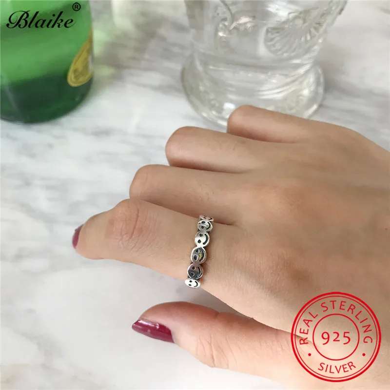 Antique s925 Sterling Silver Rings For Women Men Cute Smiley Ring Female Male Wedding Bands Minimalist Engagement Ring Open
Antique s925 Sterling Silver Rings For Women Men Cute Smiley Ring Female Male Wedding Bands Minimalist Engagement Ring Open