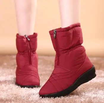 Winter classic women's boots mother cotton boots plus velvet warm boots elastic adjustment non-slip waterproof casual snow boots
Winter classic women's boots mother cotton boots plus velvet warm boots elastic adjustment non-slip waterproof casual snow boots