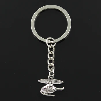 Fashion 30mm Key Ring Metal Key Chain Keychain Jewelry Antique Silver Color Plated Helicopter Airplane 15x19mm Pendant
Fashion 30mm Key Ring Metal Key Chain Keychain Jewelry Antique Silver Color Plated Helicopter Airplane 15x19mm Pendant