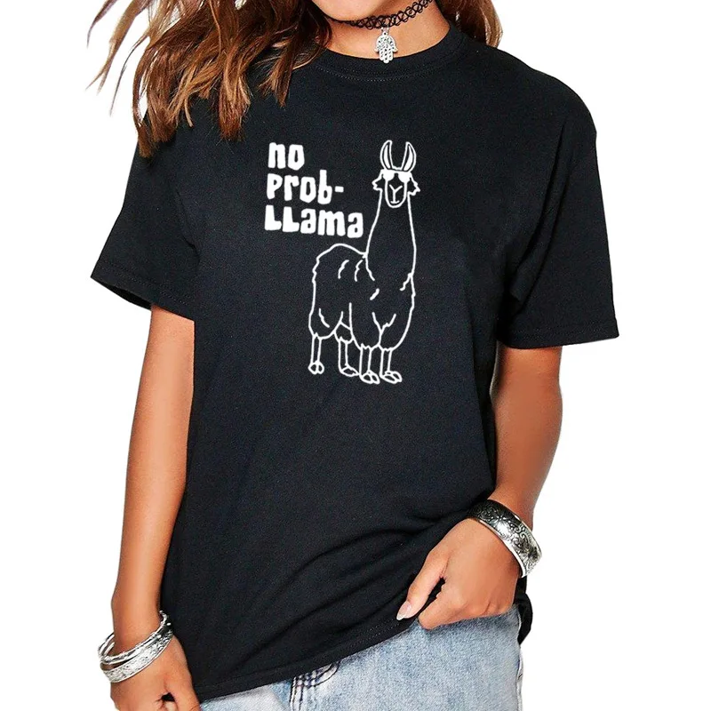 No Prob Llama Letter Print T Shirt Women Short Sleeve O Neck Loose Tshirt 2019 Summer Women Tee Shirt Tops Camisetas Mujer
No Prob Llama Letter Print T Shirt Women Short Sleeve O Neck Loose Tshirt 2019 Summer Women Tee Shirt Tops Camisetas Mujer
