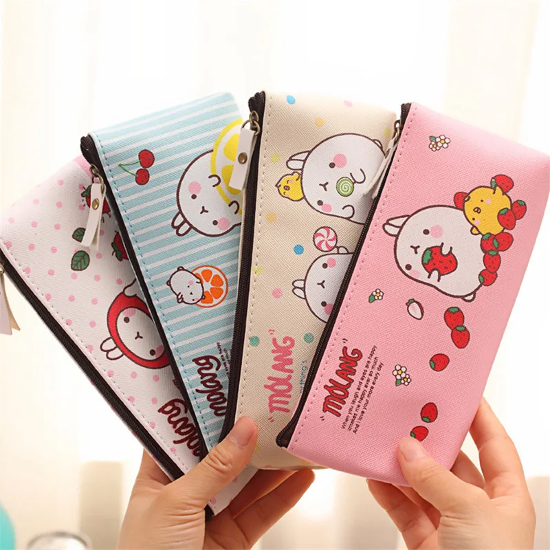 Rabbit Cute Molang Pencil Case Kawaii Leather PU Stationery Store Lovely Pen Bag Pouch School Holder Pencilcase Purse Supply Bts
Rabbit Cute Molang Pencil Case Kawaii Leather PU Stationery Store Lovely Pen Bag Pouch School Holder Pencilcase Purse Supply Bts